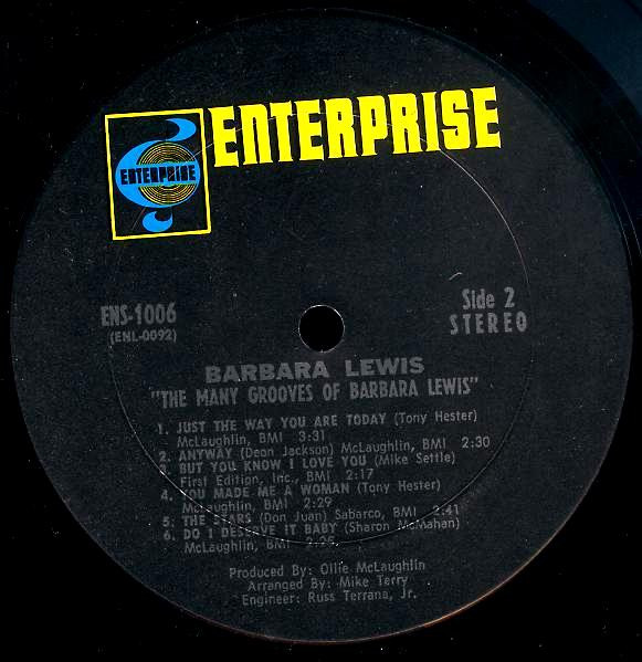 Barbara Lewis - The Many Grooves Of Barbara Lewis | Enterprise (ENS 1006) - 4 Barbara Lewis - The Many Grooves Of Barbara Lewis | Enterprise (ENS 1006) - 4