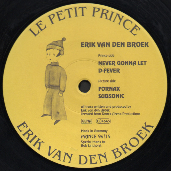 Erik Van Den Broek - Never Gonna Let | Le Petit Prince (PRINCE 94/15)