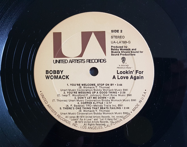 Bobby Womack - Lookin' For A Love Again | United Artists Records (UA-LA199-G) - 4