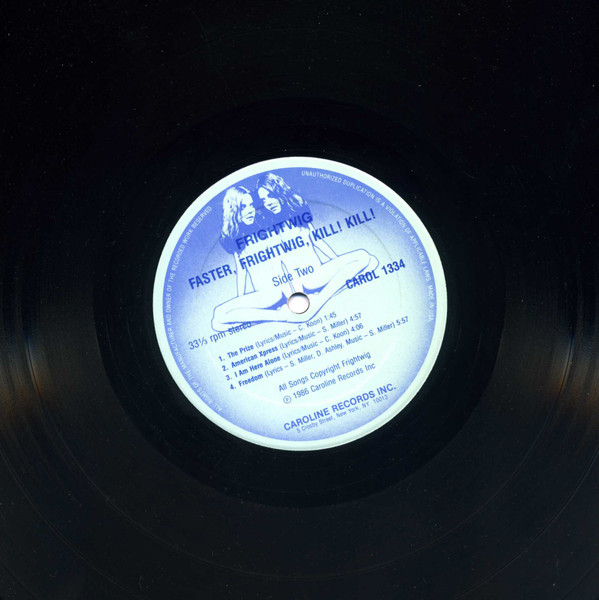 Frightwig - Faster, Frightwig: Kill!! Kill!! | Caroline Records (CAROL 1334) - 4 Frightwig - Faster, Frightwig: Kill!! Kill!! | Caroline Records (CAROL 1334) - 4
