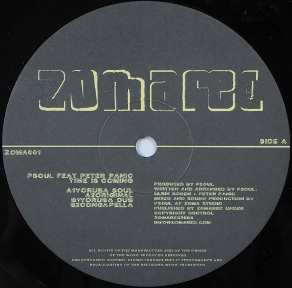 PSoul Feat. Peter Panic - Time Is Coming | Zomarec (ZOMA001) - 3