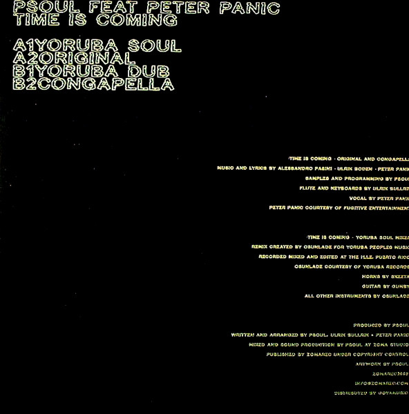 PSoul Feat. Peter Panic - Time Is Coming | Zomarec (ZOMA001) - 2
