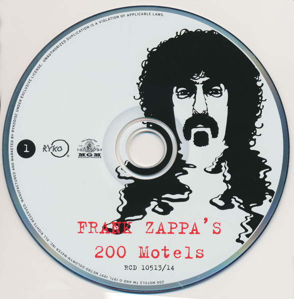 Frank Zappa - 200 Motels CD | Rykodisc (RCD 10513/14) - 3