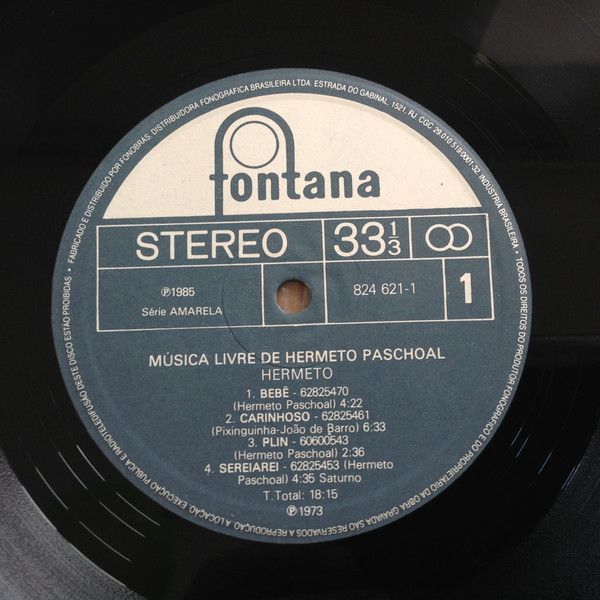 Hermeto Pascoal - A Música Livre De Hermeto Paschoal | Fontana (824 621-1) - 3