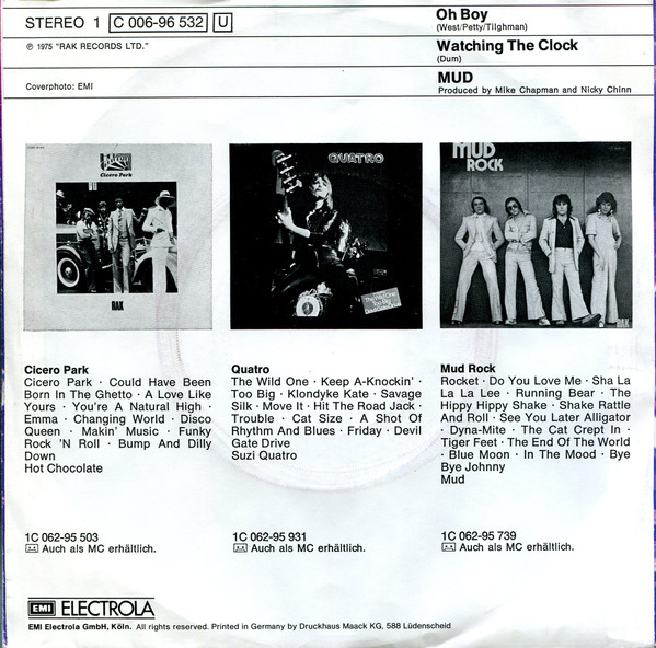 Mud - Oh Boy | RAK (1C 006-96 532) - 2 Mud - Oh Boy | RAK (1C 006-96 532) - 2