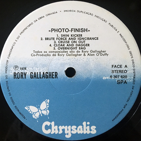 Rory Gallagher - Photo-Finish | Chrysalis (6307 620) - 3