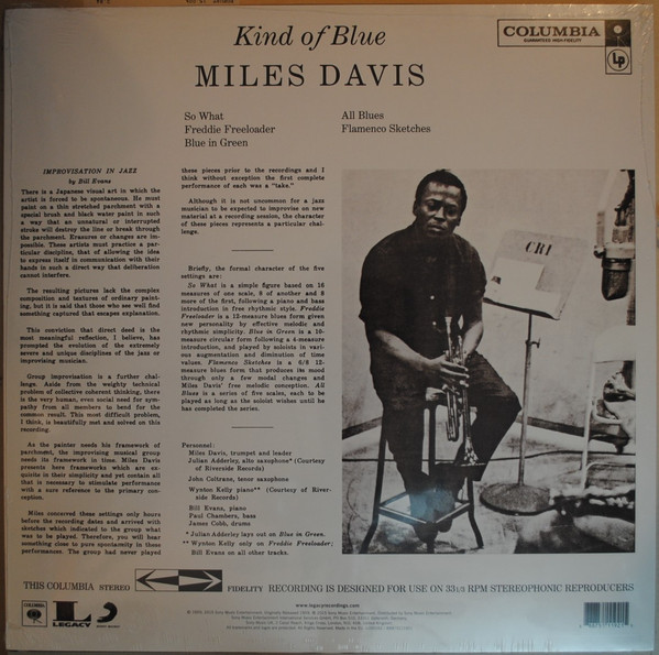 Miles Davis - Kind Of Blue | Columbia (88875111921) - 2