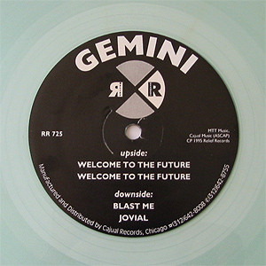 Gemini - Welcome To The Future | Relief Records (RR725)