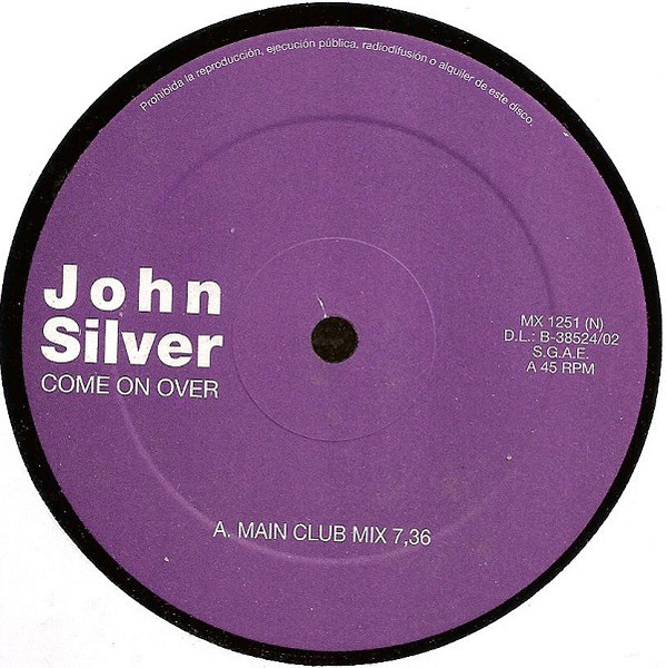 John Silver - Come On Over | Blanco Y Negro (MX 1251 (N)) - 3