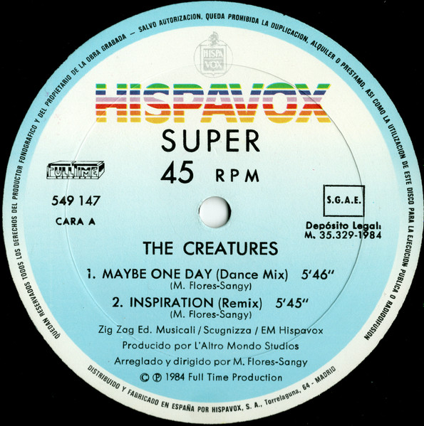 The Creatures - Maybe One Day | Hispavox (549 147) - 3