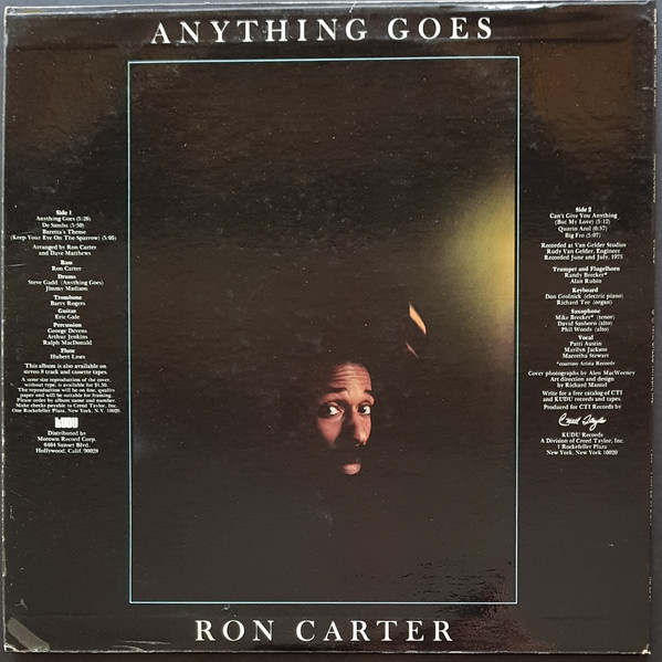 Ron Carter - Anything Goes | Kudu (KU-25 S1) - 2 Ron Carter - Anything Goes | Kudu (KU-25 S1) - 2