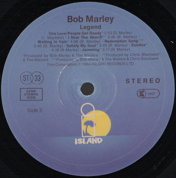 Bob Marley & The Wailers - Legend - The Best Of Bob Marley And The Wailers | Tuff Gong (0600753030523) - 3 Bob Marley & The Wailers - Legend - The Best Of Bob Marley And The Wailers | Tuff Gong (0600753030523) - 3
