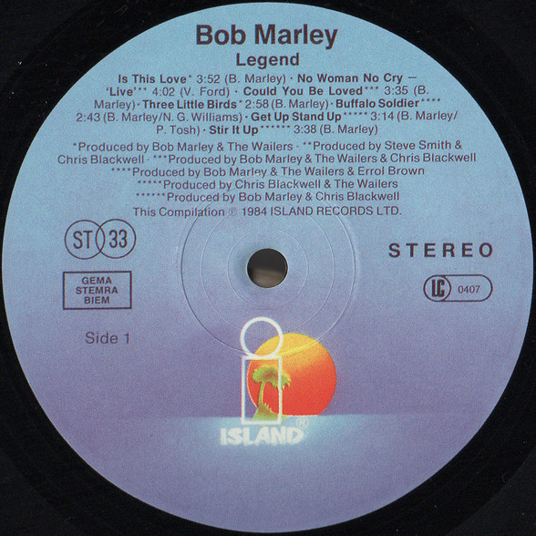 Bob Marley & The Wailers - Legend - The Best Of Bob Marley And The Wailers | Tuff Gong (0600753030523) - 2 Bob Marley & The Wailers - Legend - The Best Of Bob Marley And The Wailers | Tuff Gong (0600753030523) - 2