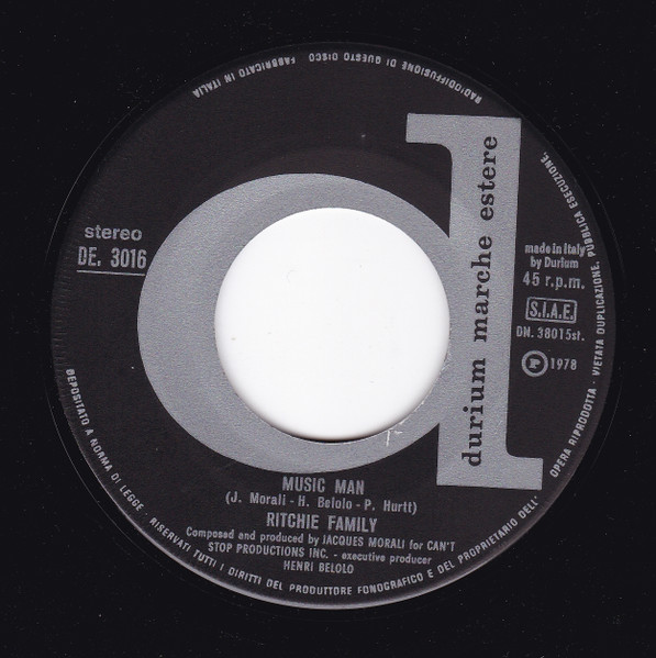 The Ritchie Family - American Generation | Durium (DE 3016) - 4 The Ritchie Family - American Generation | Durium (DE 3016) - 4