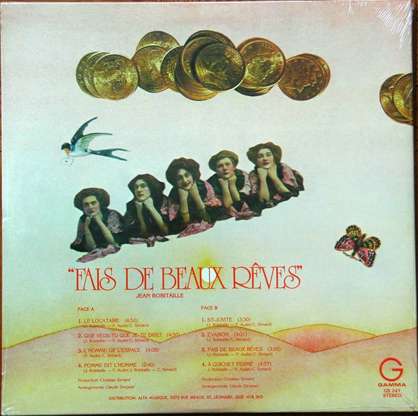 Jean Robitaille - Fais De Beaux Reves | Gamma (GS 247) - 2