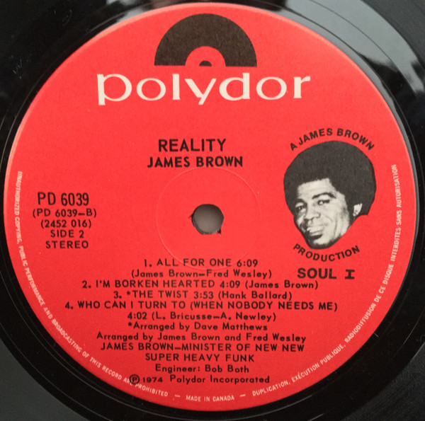 James Brown - Reality [Vinyl] | Polydor (PD 6039) - 4