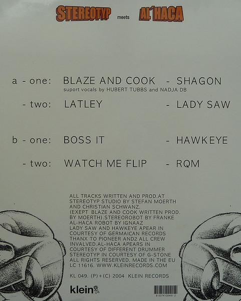 Stereotyp Meets Al Haca - Phase One | Klein Records (KL 049) - 2 Stereotyp Meets Al Haca - Phase One | Klein Records (KL 049) - 2