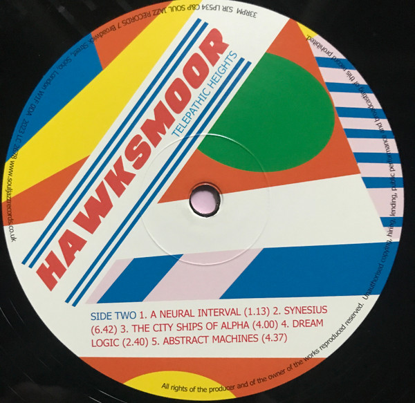 HAWKSMOOR - Telepathic Heights | Soul Jazz Records (SJR LP534) - 3 HAWKSMOOR - Telepathic Heights | Soul Jazz Records (SJR LP534) - 3