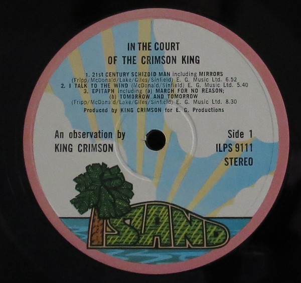 King Crimson - In The Court Of The Crimson King (An Observation By King Crimson) | Island Records (ILPS 9111) - 4 King Crimson - In The Court Of The Crimson King (An Observation By King Crimson) | Island Records (ILPS 9111) - 4