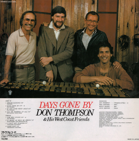 Don Thompson & His West Coast Friends - Days Gone By | Atlas Record (LA27-1019) - 2 Don Thompson & His West Coast Friends - Days Gone By | Atlas Record (LA27-1019) - 2