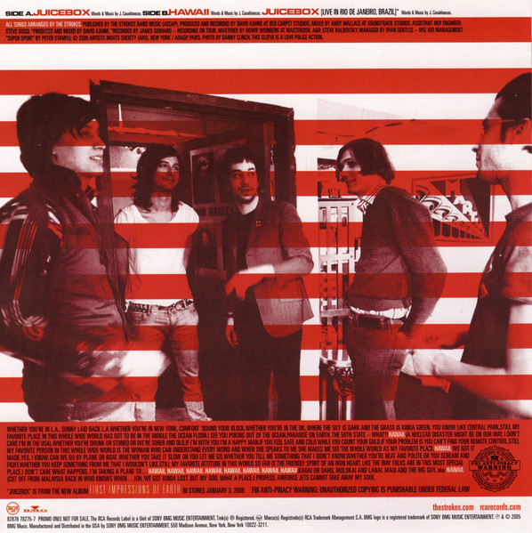 The Strokes - Juicebox | RCA (82876 76275-7) - 2 The Strokes - Juicebox | RCA (82876 76275-7) - 2