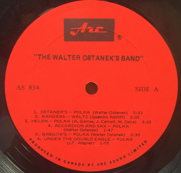 Walter Ostanek & His Band - The Walter Ostanek Band | Arc Records (AS 834) - 3 Walter Ostanek & His Band - The Walter Ostanek Band | Arc Records (AS 834) - 3