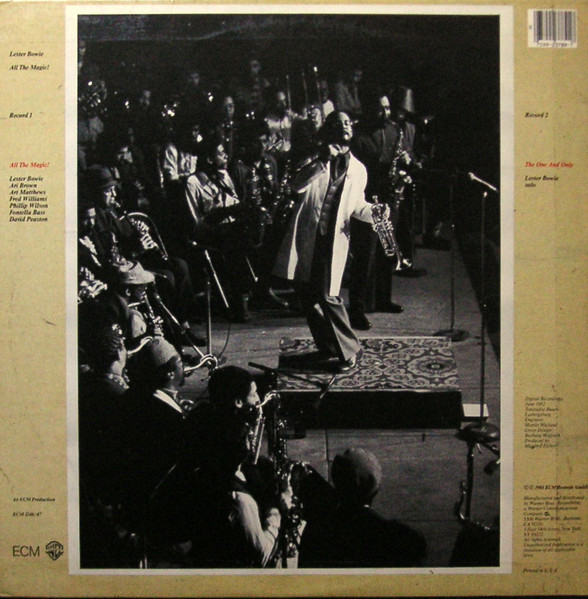 Lester Bowie - All The Magic! | ECM Records (ECM 1246/47) - 2