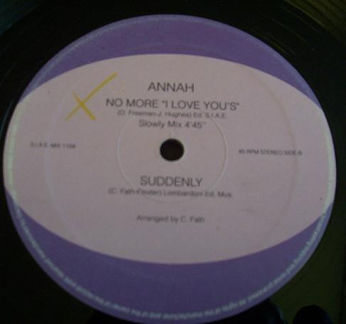Annah - No More "I Love You's" | Discomagic Records (MIX 1159) - 2 Annah - No More "I Love You's" | Discomagic Records (MIX 1159) - 2