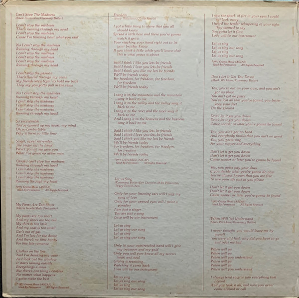 Birtha - Can't Stop The Madness | Dunhill (DSX-50136) - 2