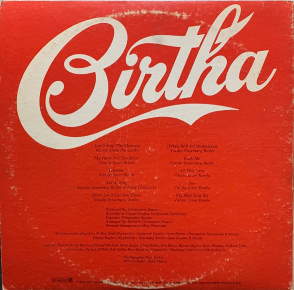 Birtha - Can't Stop The Madness | Dunhill (DSX-50136) - 4