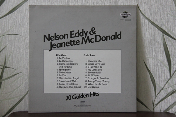 Nelson Eddy & Jeanette MacDonald - 20 Golden Hits | Nostalgia (F 22009) - 3