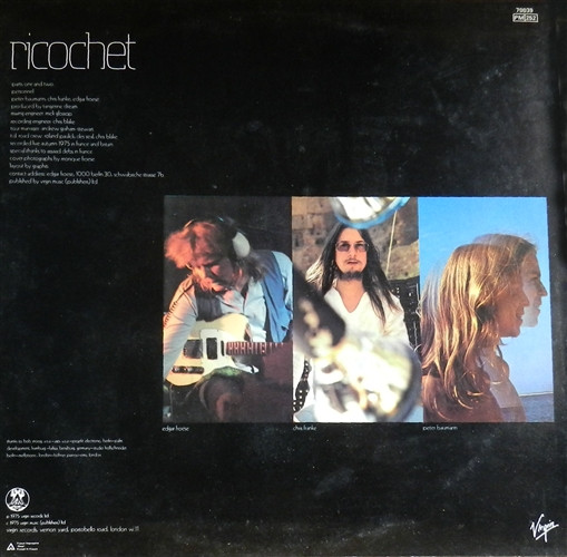 Tangerine Dream - Ricochet | Virgin (70039) - 2 Tangerine Dream - Ricochet | Virgin (70039) - 2
