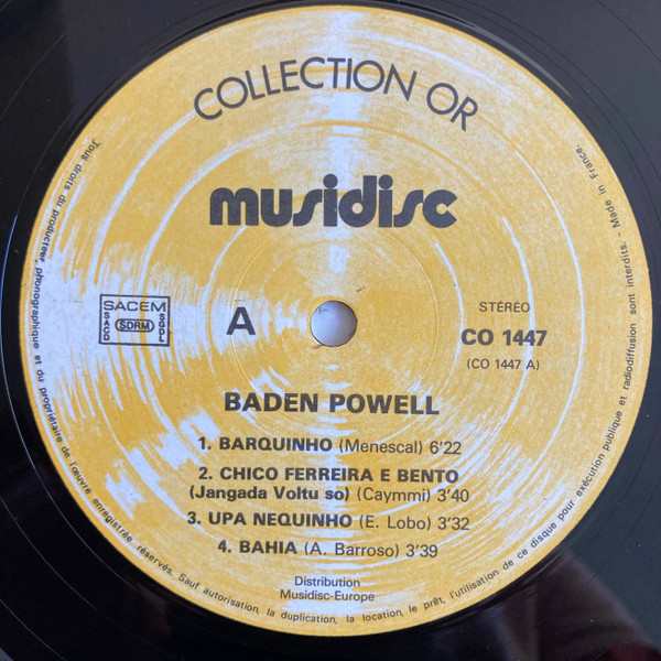 Baden Powell - Baden Powell | Musidisc (CCV 2532) - 4