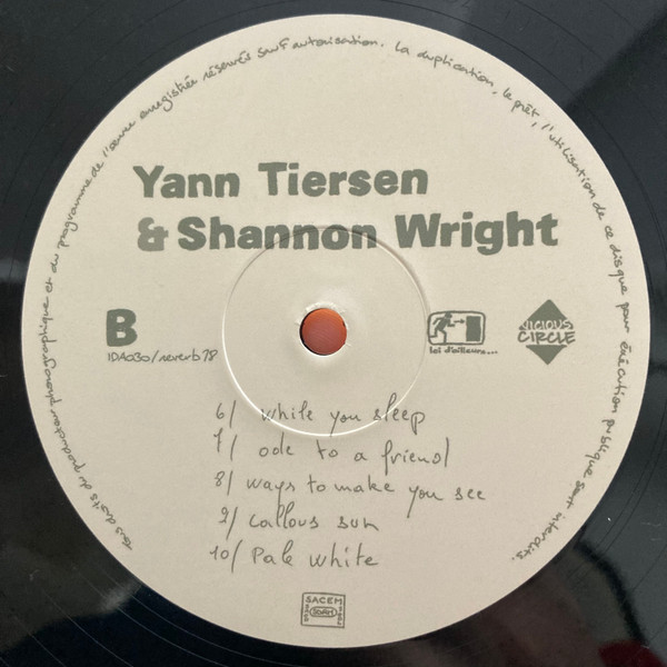 Yann Tiersen & Shannon Wright - Yann Tiersen & Shannon Wright | Ici D'Ailleurs (IDA030) - 4