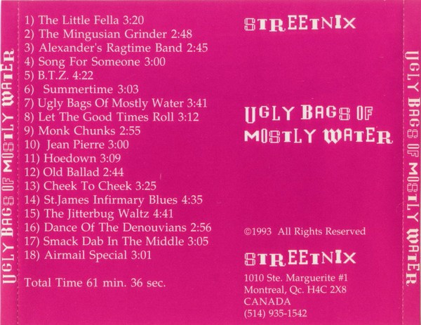 Streetnix - Ugly Bags Of Mostly Water | Not On Label (Streetnix  Self-released) (NIXCD-01) - 4