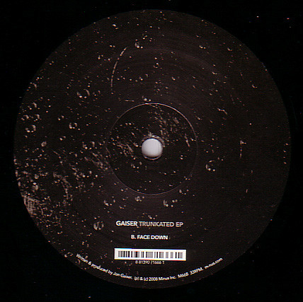 Jon Gaiser - Trunkated EP | M_nus (MINUS 66) - 2