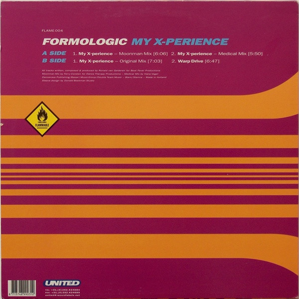 Formologic - My X-Perience | Flammable (FLAME 004) - 2