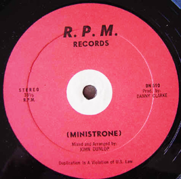 Various - Ministrone | RPM Records (DN 510) - main