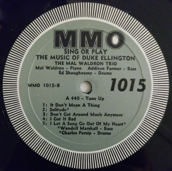 Mal Waldron Trio - Sing Or Play The Music Of Duke Ellington | Music Minus One (MMO 1015) - 4 Mal Waldron Trio - Sing Or Play The Music Of Duke Ellington | Music Minus One (MMO 1015) - 4