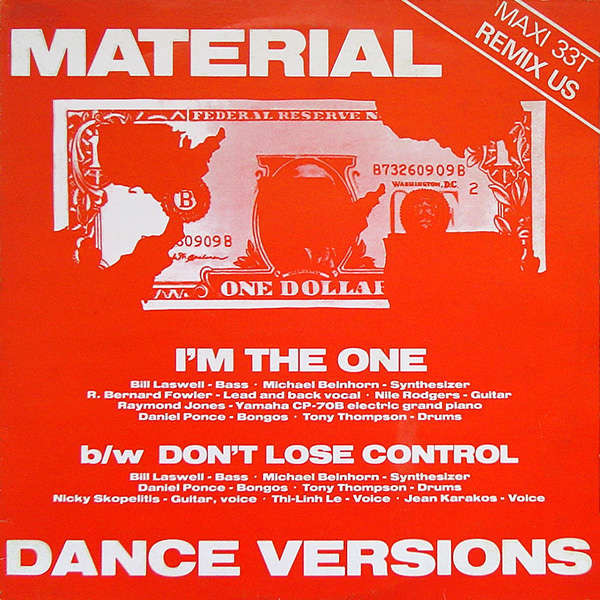 Material - I'm The One / Don't Lose Control | Celluloid (600 738)