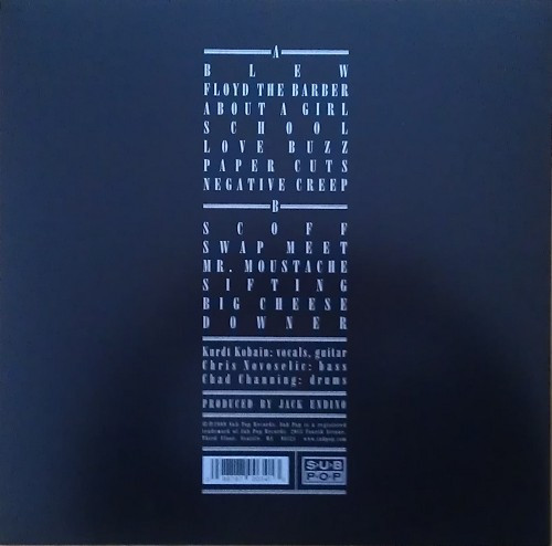 Nirvana - Bleach | Sub Pop (SP034) - 2