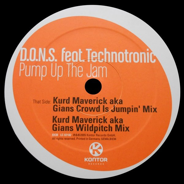 D.O.N.S. Feat. Technotronic - Pump Up The Jam | Kontor Records (K438) - 2 D.O.N.S. Feat. Technotronic - Pump Up The Jam | Kontor Records (K438) - 2