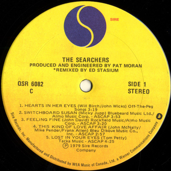 The Searchers - The Searchers | Sire (QSR 6082) - 3 The Searchers - The Searchers | Sire (QSR 6082) - 3