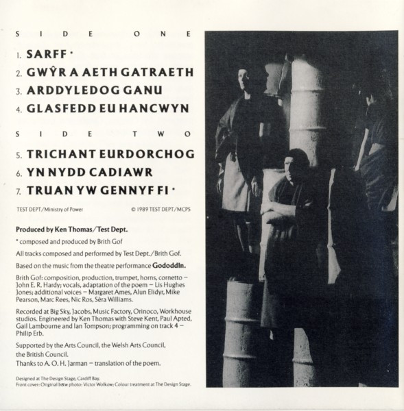 Test Dept. / Brith Gof - Gododdin | Ministry Of Power (MOP4CD) - 3