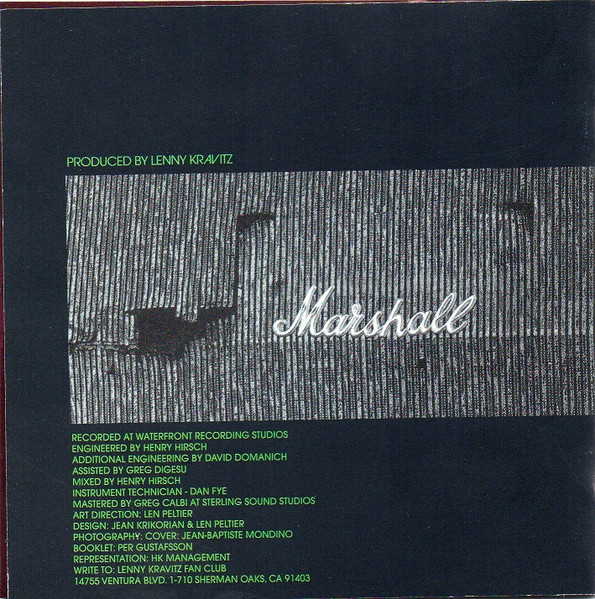 Lenny Kravitz - Are You Gonna Go My Way | Virgin (0777 7 86984 2 5) - 4