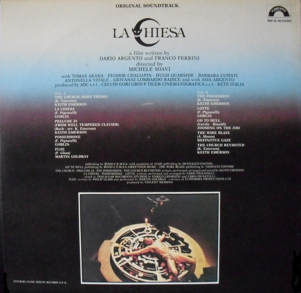 Various - La Chiesa (Original Soundtrack) | Cinevox Record (MDF 33.192) - 2
