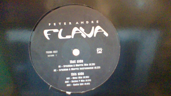 Peter Andre - Flava | Not On Label (DJFLAVA-1) - main Peter Andre - Flava | Not On Label (DJFLAVA-1) - main