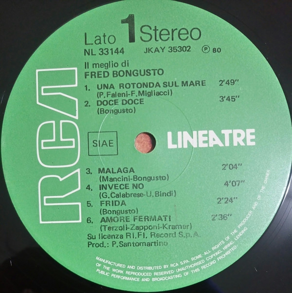 Fred Bongusto - Il Meglio Di Fred Bongusto | RCA (NL 33144) - 2 Fred Bongusto - Il Meglio Di Fred Bongusto | RCA (NL 33144) - 2