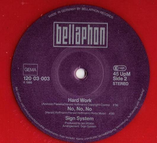 Sign System - Man On The Run | Bellaphon (120·03·003) - 3
