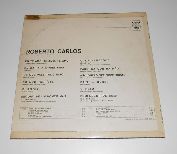 Roberto Carlos - Roberto Carlos | CBS (S-52936) - 4